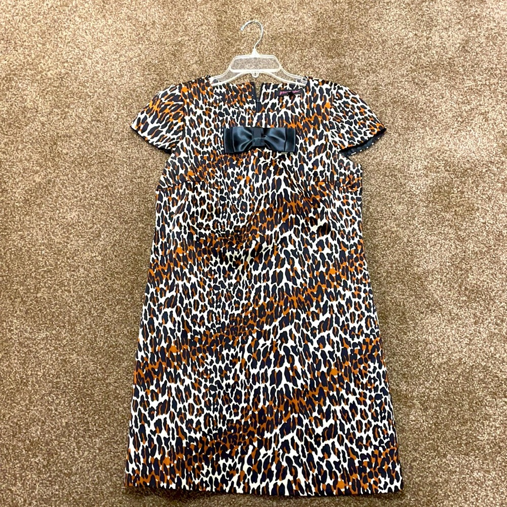 Betsey Johnson leopard mini dress size 6
